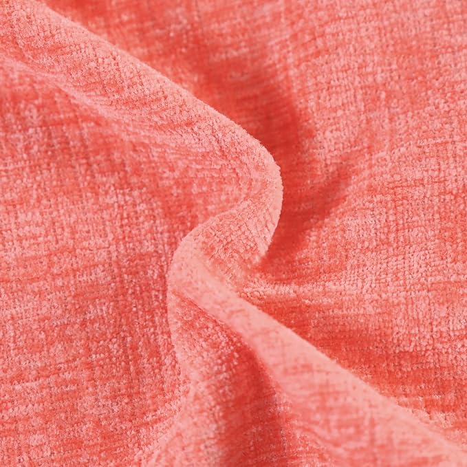 CaliTime Decorative Couch Throw Pillow Covers 26 X 16 Inches Living Coral | - Image 2