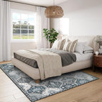 Lahome Moroccan Washable Living Room Rug, 5x8 Rugs - Image 4