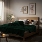 Utopia Bedding Soft Fleece Bed Blanket King Size Forest Green | Microfiber - Image 6