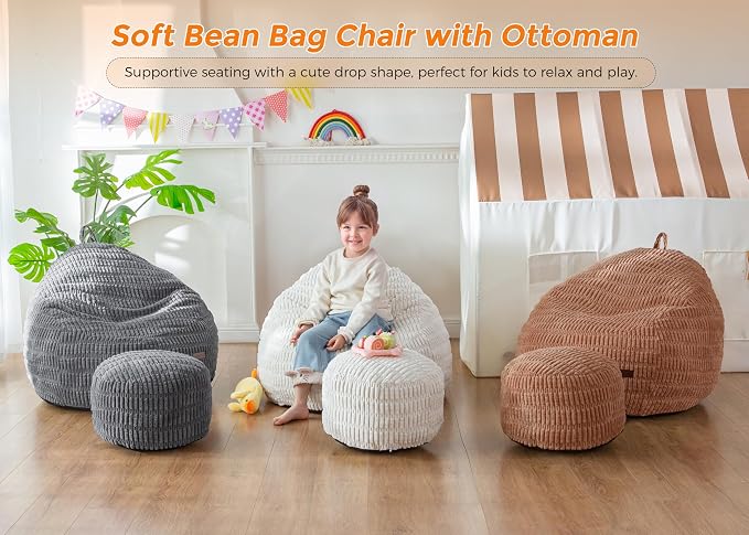 MAXYOYO Kids Bean Bag Chair - Image 3