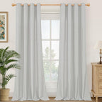 YoungsTex 90 Inches Length Linen Curtains by YoungsTex