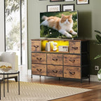 WLIVE Dresser TV Stand for 45, 55 inch TV, Entertainment Center - Image 2