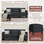 Nuturelly Convertible Sectional Sofa Couch - Image 4