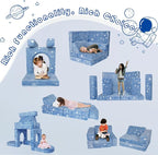 MeMoreCool Kids Couch, 10-Piece Modular Play Couch - Image 6