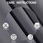 Grey Blackout Curtains 42 x 72 Inch Length/Set of 2 Curtain Panels/Thermal - Image 4