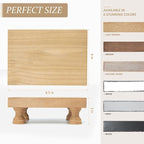 EOSAHR Modern Farmhouse Wood Riser - Image 6