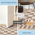 GarveeHome 2.5x8 Checkered Kitchen Runner Rug - Image 6