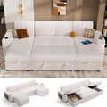 Vipbear 108" Modular Sectional Sleeper Sofa by VipbearLiving
