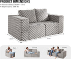 Modular Sectional Sofa 2 Seater Loveseat Modular Couch - Image 2