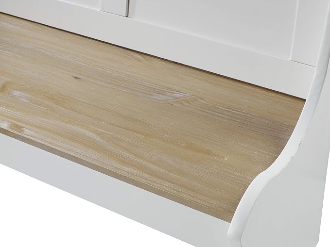 Linon Home Decor Products Sadie Antique White Kitchen Nook - Image 6