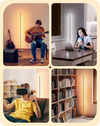 EDISHINE LED Corner Floor Lamp, Minimalist Dimmable Light - Image 6