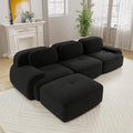 Boneless Sectional Couch, No Assembly Required, 117.3” L Shaped Modular Cloud by ModonChicSofasCouches