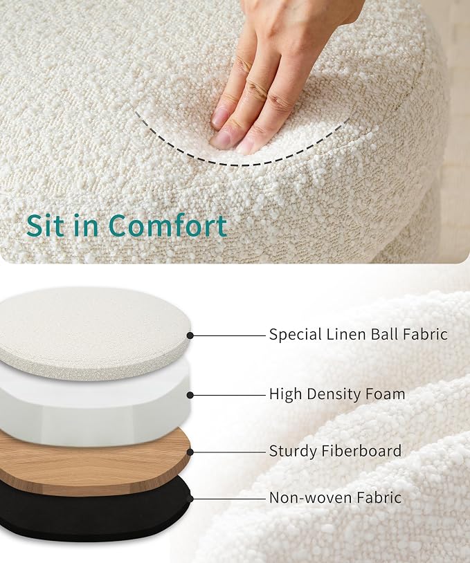 Busaurus Round Ottoman with Storage - Image 4