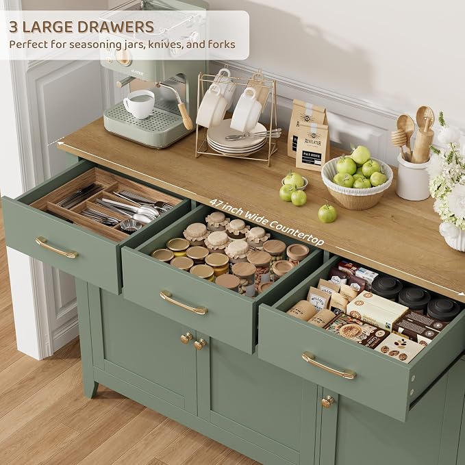 HORSTORS 47" Buffet Cabinet - Image 6