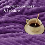 BEDELITE Ribbed Twin Blanket for Couch & Bed, Warm Yet Lightweight, Ribbed - Image 4