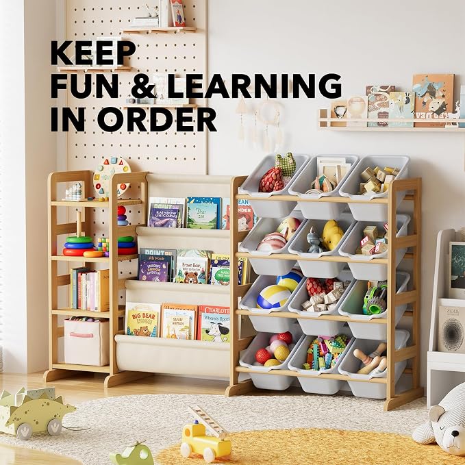 SpaceAid 3-in-1 Toy Storage Organizer - Image 5