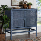 Bali & pari Vivan Natural Rattan Storage Cabinet - Image 2