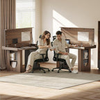 55" Convertible Computer Desk, 2-in-1 Flip-Top Desk & Dining Table - Image 9