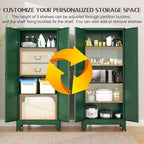 GAIOUS 75.2" Tall Kitchen Food Pantry, Pantry Cabinet - Image 4