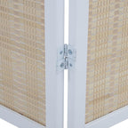 Roundhill Furniture Inkwell 4-Panel Bamboo Room Divider, Folding Portable - Image 7