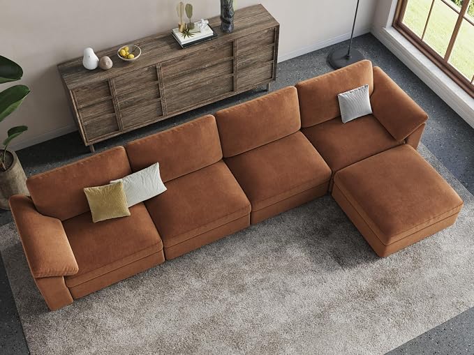 EASE MOOSE Large Sectional Modular Sofa，Large L Shape Sectional Couch Wide Deep - Image 4
