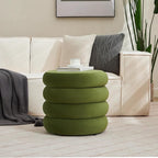 Flouki 19.5" Storage Ottoman Round, Vanity Stools - Image 3