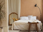 Brown Grasscloth Peel and Stick Wallpaper Textured Contact Paper Removable - Image 5