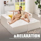 Hobestluk Modular Sectional Sofa Memory Foam Couch Sofa Bed Loveseat - Image 3