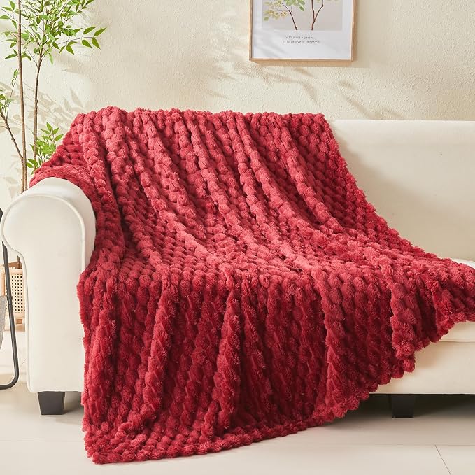 NEWCOSPLAY Fleece Clouds Cozy Twin Blanket - Image 8