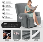 Timeles Recliner Covers Extra Wide Recliner Chair Cover Reclining Sofa - Image 3