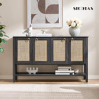 SICOTAS 55" Obsidian Sideboard Buffet Cabinet - Image 7
