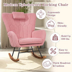 VECELO Rocking Chair Nursery - Image 4