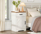 WAMPAT 32" H End Table for Living Room, Rustic Nightstand - Image 4