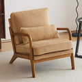 VINGLI Upgraded Premium Corduroy Accent Chair, Upholstered Arm Chair, Solid by VINGLI