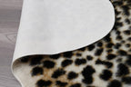 Huichenxing2021FURSTORE Faux Cheetah Area Rug Animals Printed Hide Mats Leopard - Image 4