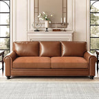 ANARACHON Leather Look Couch Cushion Covers Sofa Seat Slipcovers Sets Couches - Image 2