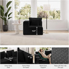 Novilla Modular Sectional Sofa, Modern Cloud Sectional Couch - Image 7