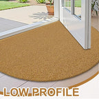 OLANLY Half Circle Front Door Mat, Low Profile Doormat, Stain and Fade Resistant - Image 3