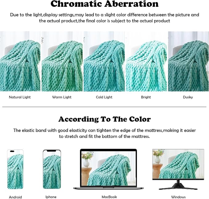 NEWCOSPLAY Fleece Clouds Cozy Throw Blanket - Image 6