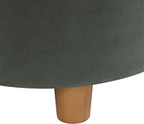Homepop Home Decor | Upholstered Round Storage Ottoman | Ottoman - Image 7