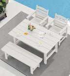 SERWALL Patio Dining Chair Set of 2 - Image 6