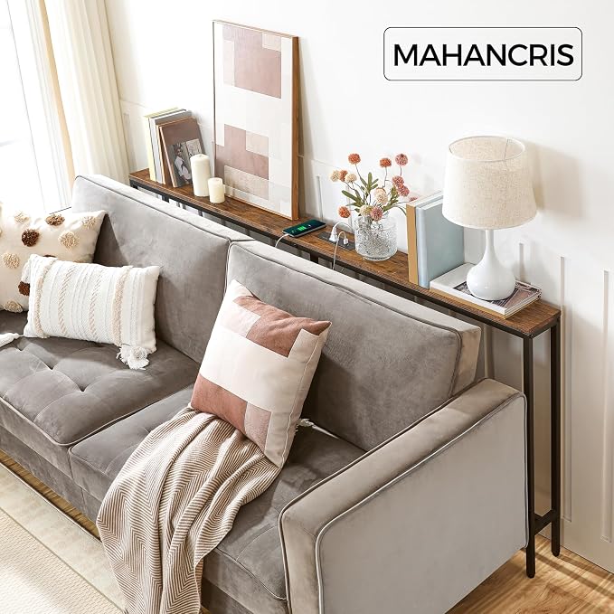 MAHANCRIS 70.9 Skinny Console Table - Image 4