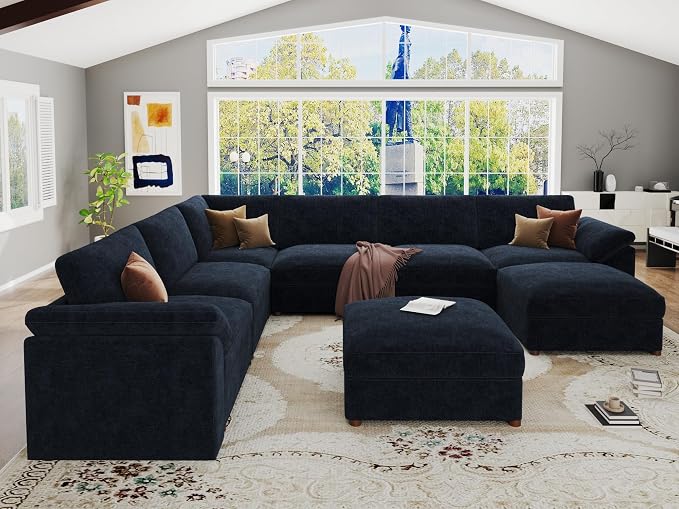 EASE MOOSE Modular Sofa, Oversized U Shape Sectional Modular Sofa, Wide Deep - Image 4