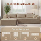 Korser 110" L-Shaped Modular Sectional Sofa - Image 3