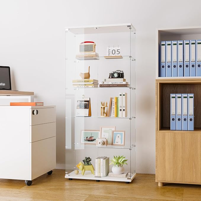 LFT HUIMEI2Y Glass Display Cabinet 5-Shelf - Image 7