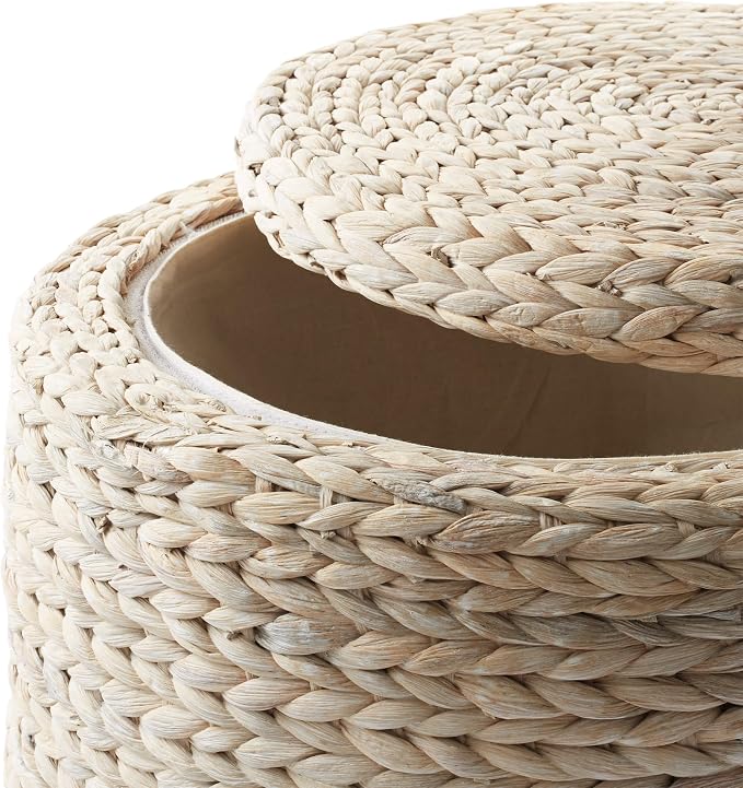 Casafield 17" Round Storage Ottoman - Image 7