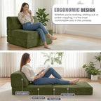 Kasunpul Folding Sofa Bed with Pillow, Memory Foam Fold Out Chair Bed, - Image 4