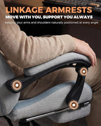 GTPLAYER Gaming Chair with Foot Rest & Pocket Spring Cushion, Ergonomic High - Image 6