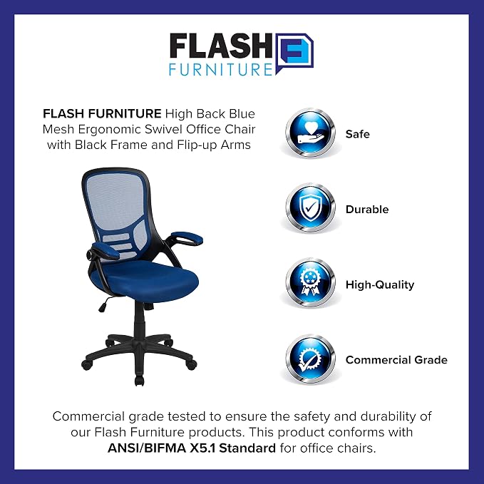 Flash Furniture Porter High-Back Swivel Office Chair - Image 15