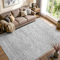 5x7 Ft Area Rugs for Living Room, Soft Non-Slip Machine Washable Rug, Vintage by Lo%CC%80utiRootHome